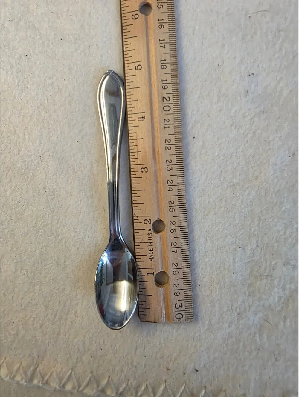 Cambridge Stainless Steel 5-Inch Coffee Spoons Set of 2 Glossy Silver
